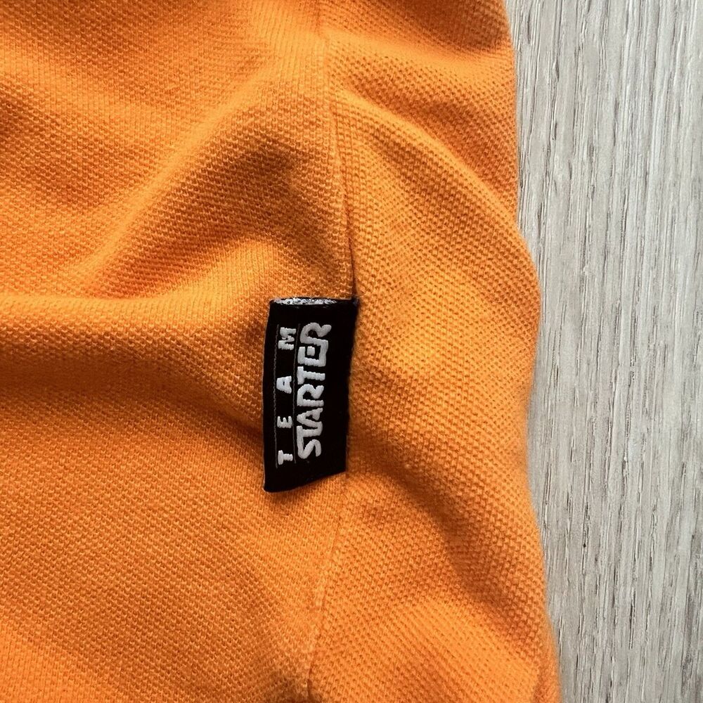 Starter Tennessee Volunteers Polo Shirt Mens XL Orange NCAA Vols Embroidered - Picture 8 of 9